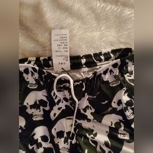 Skull Patterned Shorts